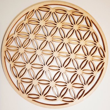 Fleur de vie en bois de boulot Instant MinéraW