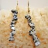 Boucles d'oreilles Jaspe Dalmatien Instant MinéraW