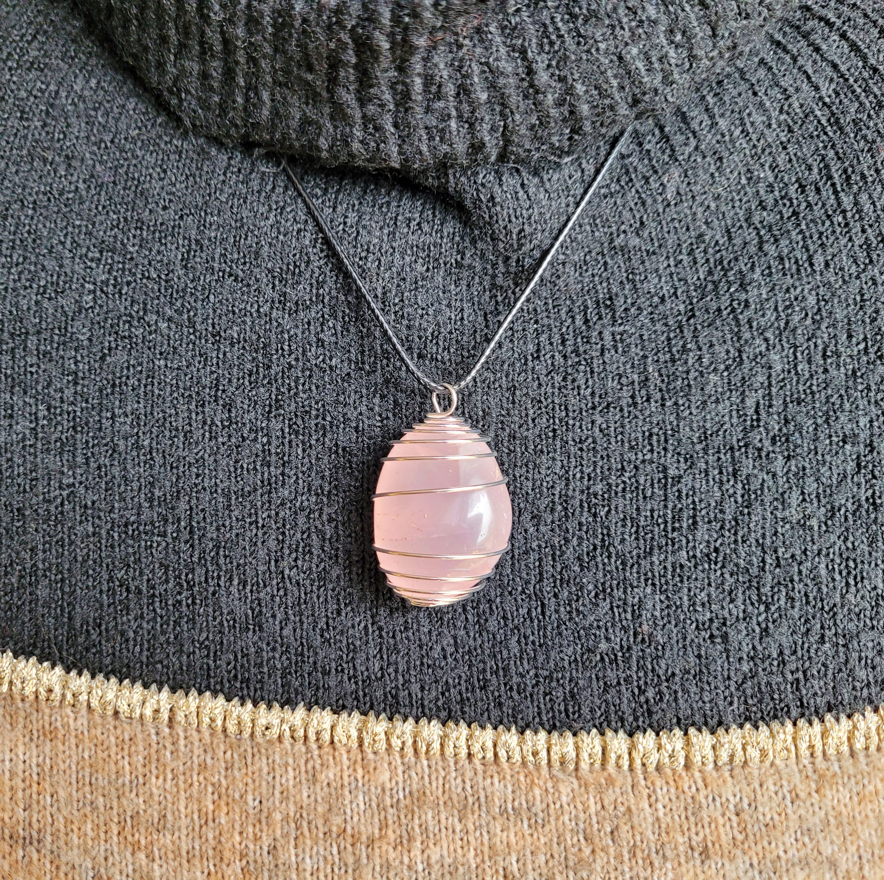 Pendentif avec pierre en spirale Instant MinéraW