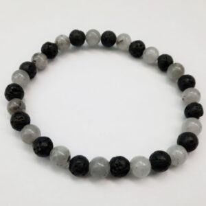 Bracelet Labradorite et Pierre de Lave Instant MinéraW