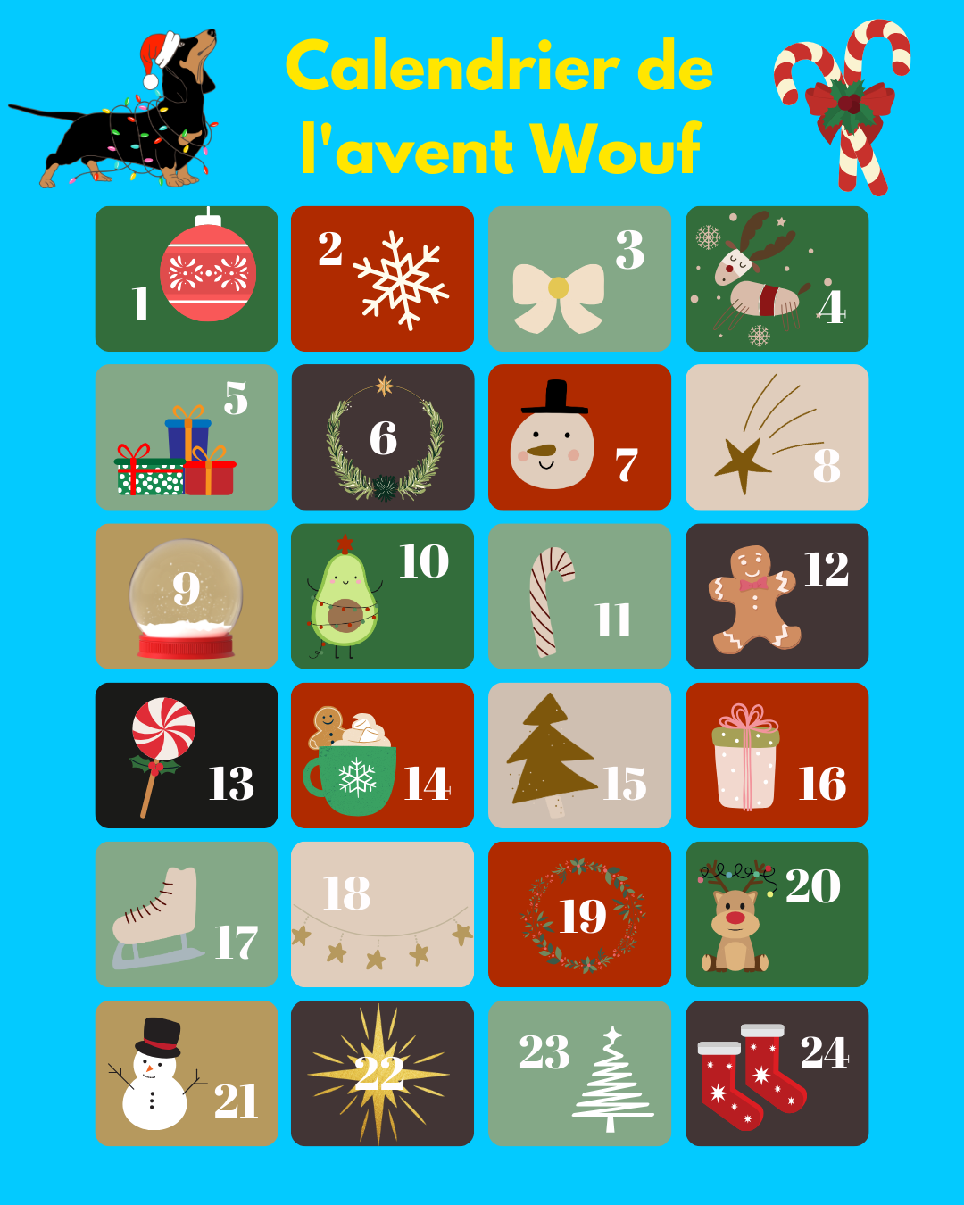 Wouf Éducation 🎁Un calendrier de l’Avent rempli de surprises pour vos Woufs (et pas qu’eux 😜)