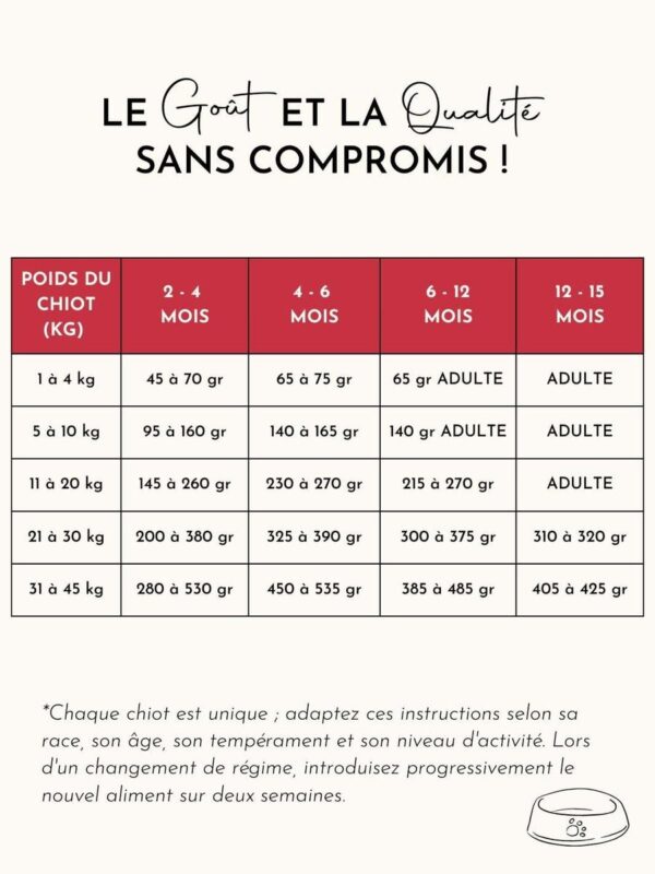 Croquettes chiot - Bœuf Angus - SUR COMMANDE - Truffe Délice - 100gr, 2kg, 6kg